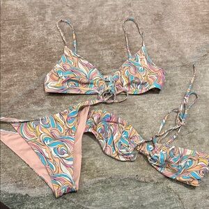 Roxy Colorful Bikini Set